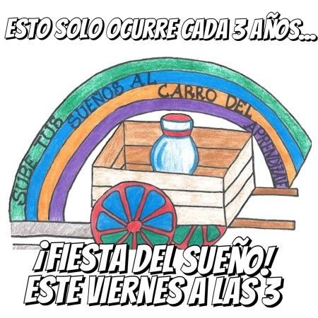 cartel fiesta sueño 20-11-15